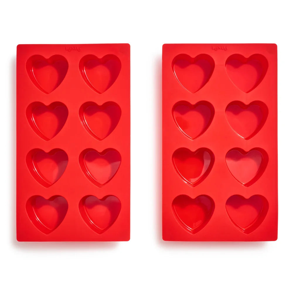 Silicone Heart Pan Set