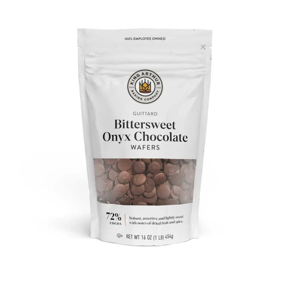 Guittard Bittersweet Onyx Chocolate Wafers